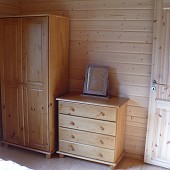 Lodge twin bedroom